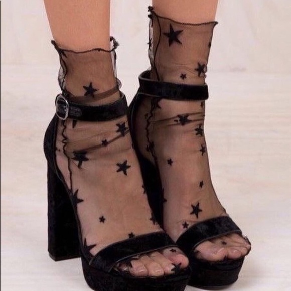 Star Mesh Socks - Picture 1 of 3